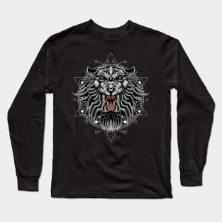 white lion Long Sleeve T-Shirt